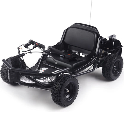 Color: Black - MotoTec Sandman Kids Gas Powered 49cc Go Kart