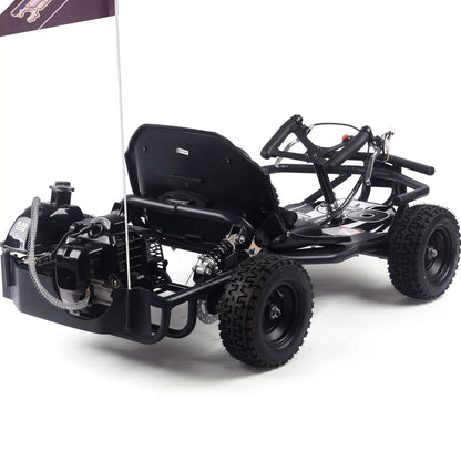 Color: Black - MotoTec Sandman Kids Gas Powered 49cc Go Kart