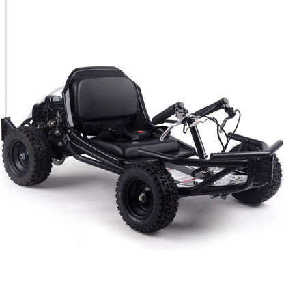Color: Black - MotoTec Sandman Kids Gas Powered 49cc Go Kart
