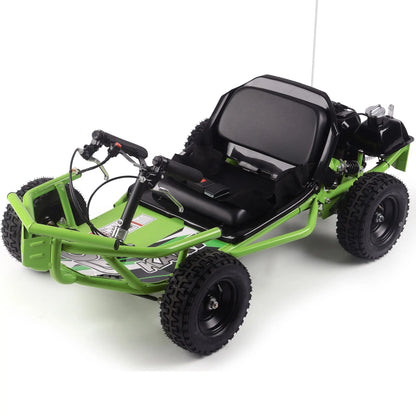 Color: Green - MotoTec Sandman Kids Gas Powered 49cc Go Kart