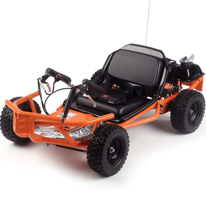 Color: Orange - MotoTec Sandman Kids Gas Powered 49cc Go Kart