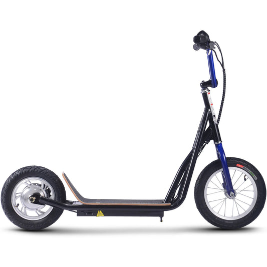 MotoTec Groove 36V 350W Big Wheel Electric Scooter - Black | Lithium-Powered, Powerful Ride