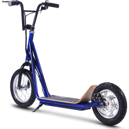 Color: Blue - MotoTec Groove 36v 350w Big Wheel Lithium Electric Scooter
