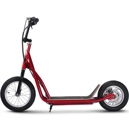 Color: Red - MotoTec Groove 36v 350w Big Wheel Lithium Electric Scooter
