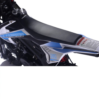 Color: Blue - MotoTec Hooligan 72cc 4-Stroke Gas Dirt Bike