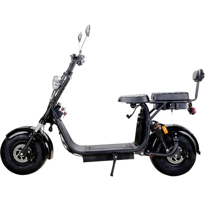 Color: Black - MotoTec Knockout 60v 2000w Lithium Electric Scooter