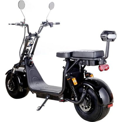 Color: Black - MotoTec Knockout 60v 2000w Lithium Electric Scooter