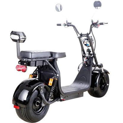 Color: Black - MotoTec Knockout 60v 2000w Lithium Electric Scooter