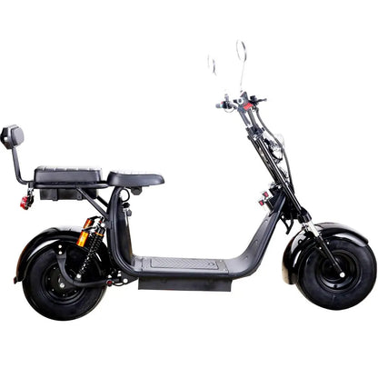 Color: Black - MotoTec Knockout 60v 2000w Lithium Electric Scooter
