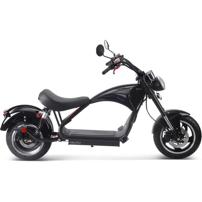 Color: Black - MotoTec Lowboy 60v 2500w Lithium Electric Scooter