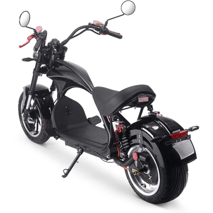 Color: Black - MotoTec Lowboy 60v 2500w Lithium Electric Scooter