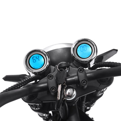 Color: Black - MotoTec Lowboy 60v 2500w Lithium Electric Scooter