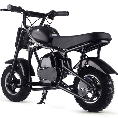 Color: Black - MotoTec Urchin 49cc 2-Stroke Kids Gas Mini Bike
