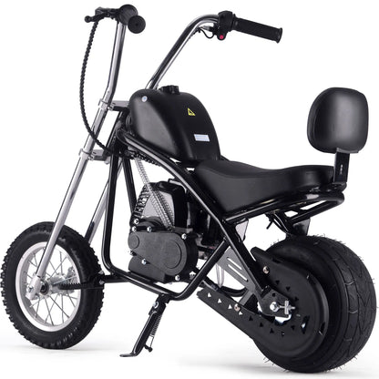 Color: Black - MotoTec 49cc Gas Mini Chopper V2