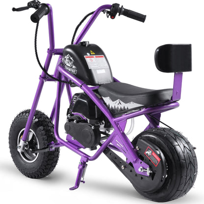 MotoTec 49cc Gas Mini Chopper V2 Purple