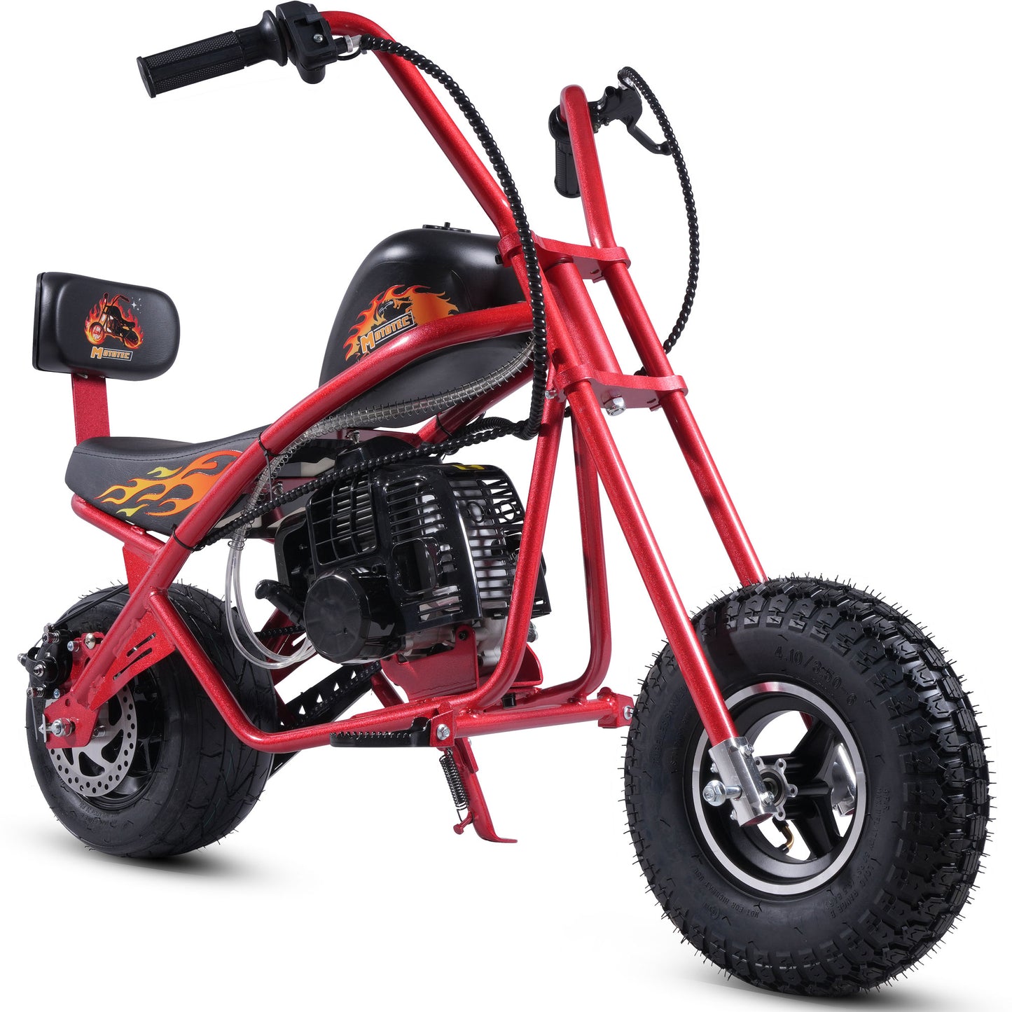 MotoTec 49cc Gas Mini Chopper V2 Red