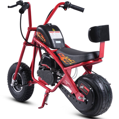 MotoTec 49cc Gas Mini Chopper V2 Red