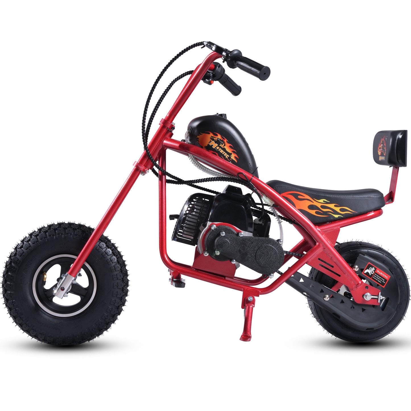 MotoTec 49cc Gas Mini Chopper V2 Red