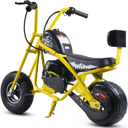 MotoTec 49cc Gas Mini Chopper V2 Yellow