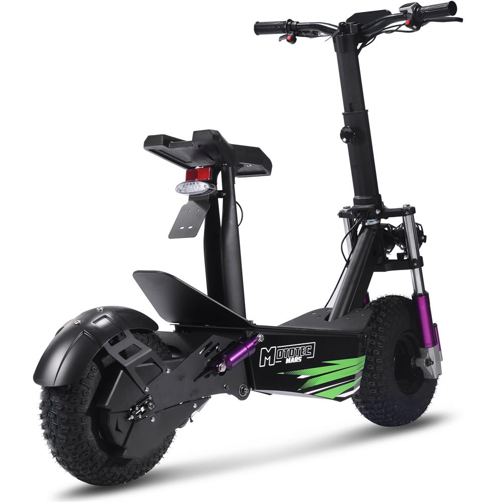 MotoTec Mars 48v 2500w Electric Scooter Black