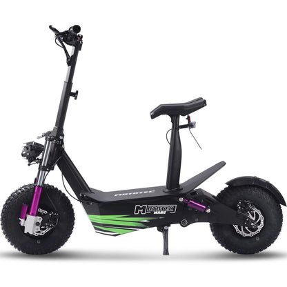 Color: Black - MotoTec Mars 48v 2500w Electric Scooter