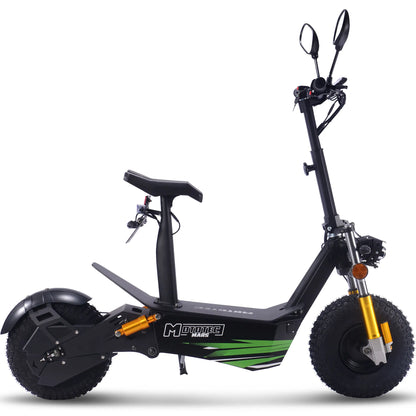 Color: Black - MotoTec Mars 60v 3500w Electric Scooter