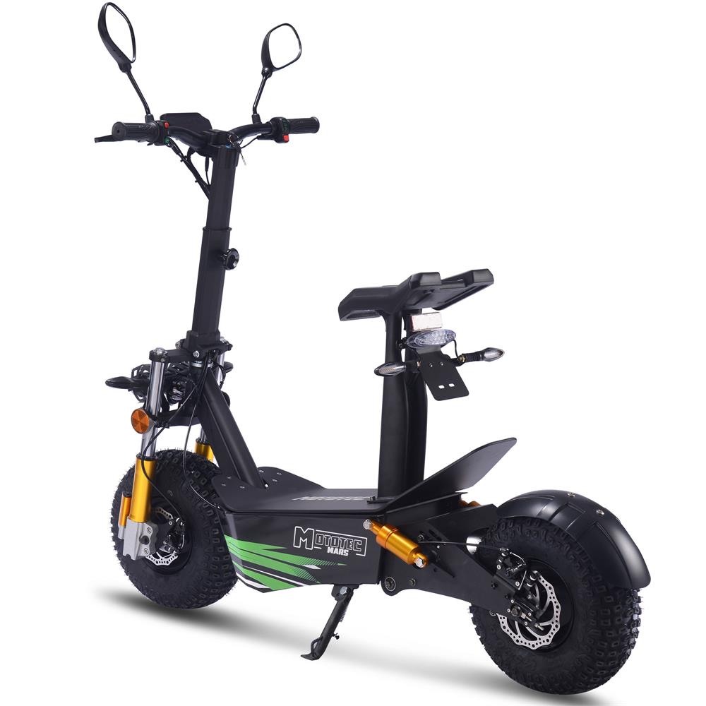 MotoTec Mars 60v 3500w Electric Scooter Black