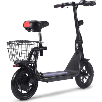 Color: Black - MotoTec Metro 36v 350w Lithium Electric Scooter