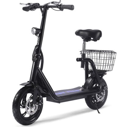 Color: Black - MotoTec Metro 36v 350w Lithium Electric Scooter