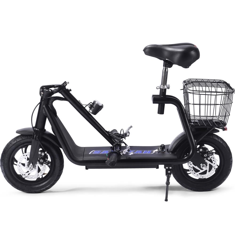 MotoTec Metro 36v 500w Lithium Electric Scooter Black