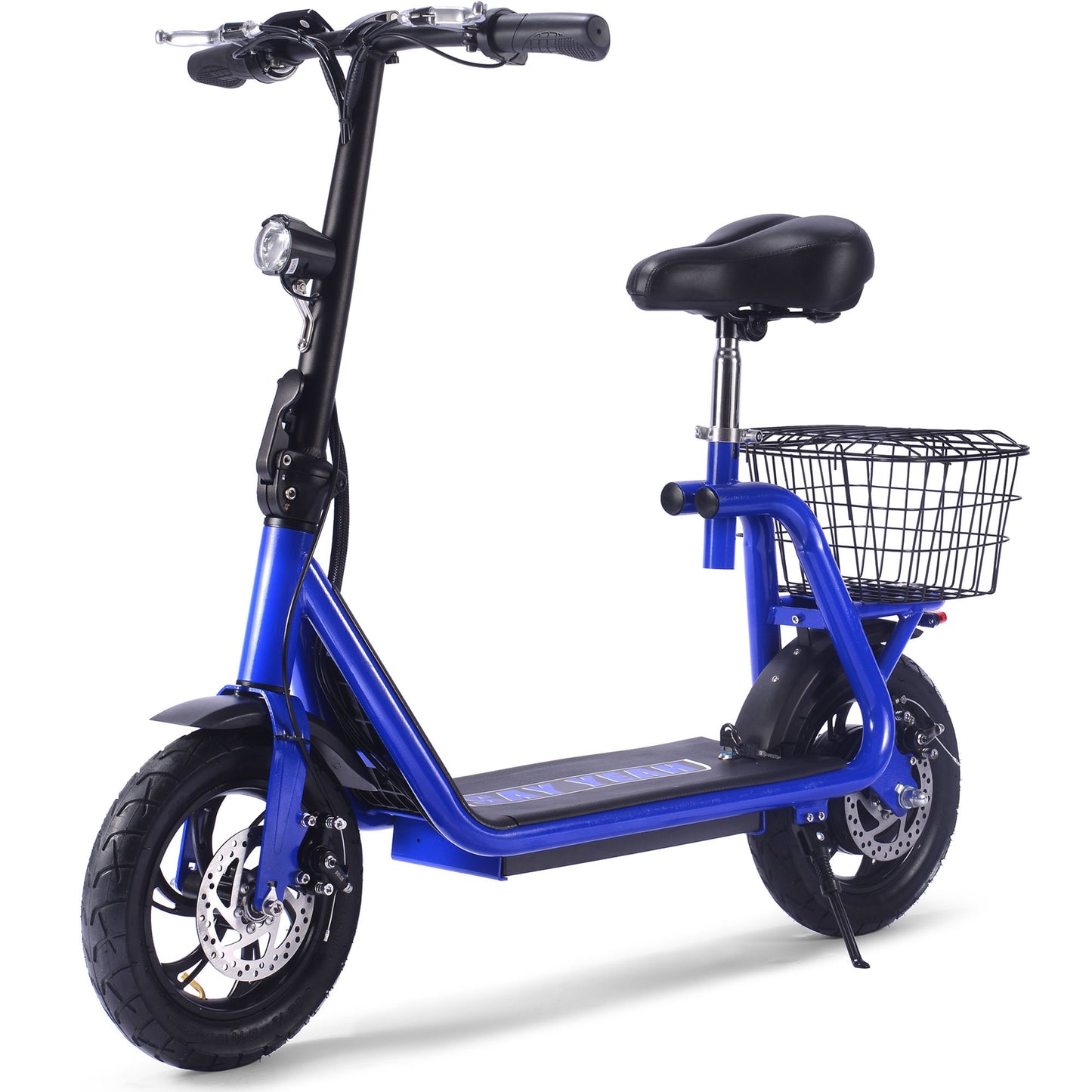 MotoTec Metro 36v 500w Lithium Electric Scooter Blue