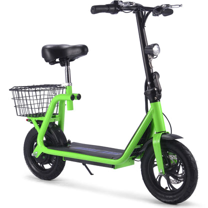Color: Green - MotoTec Metro 36v 350w Lithium Electric Scooter