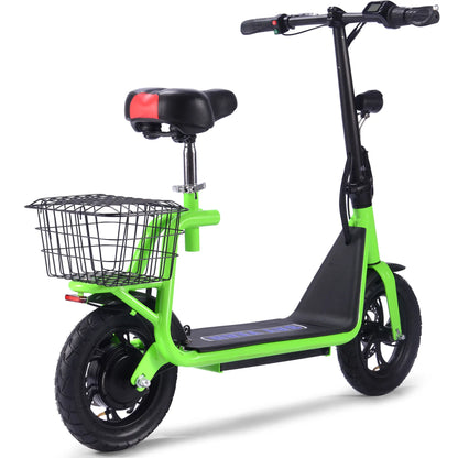Color: Green - MotoTec Metro 36v 350w Lithium Electric Scooter