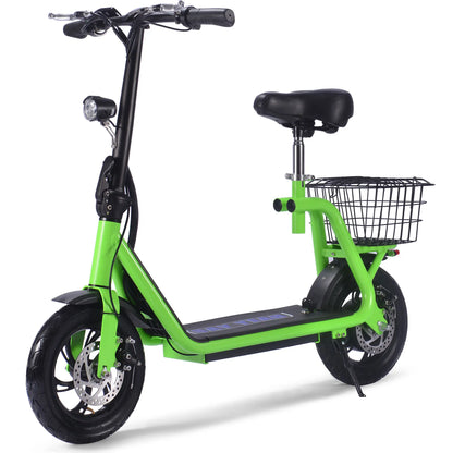 Color: Green - MotoTec Metro 36v 350w Lithium Electric Scooter