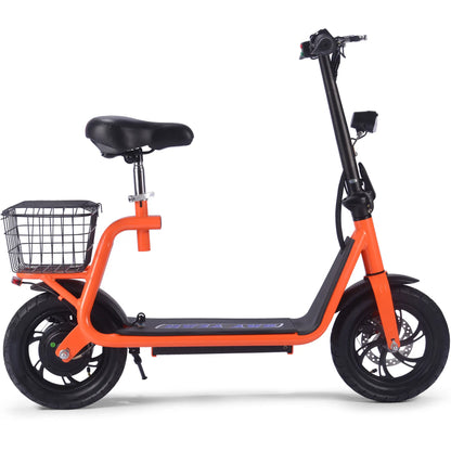 Color: Orange - MotoTec Metro 36v 350w Lithium Electric Scooter