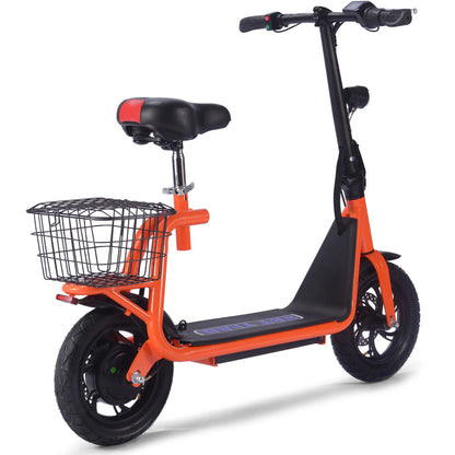 Color: Orange - MotoTec Metro 36v 350w Lithium Electric Scooter