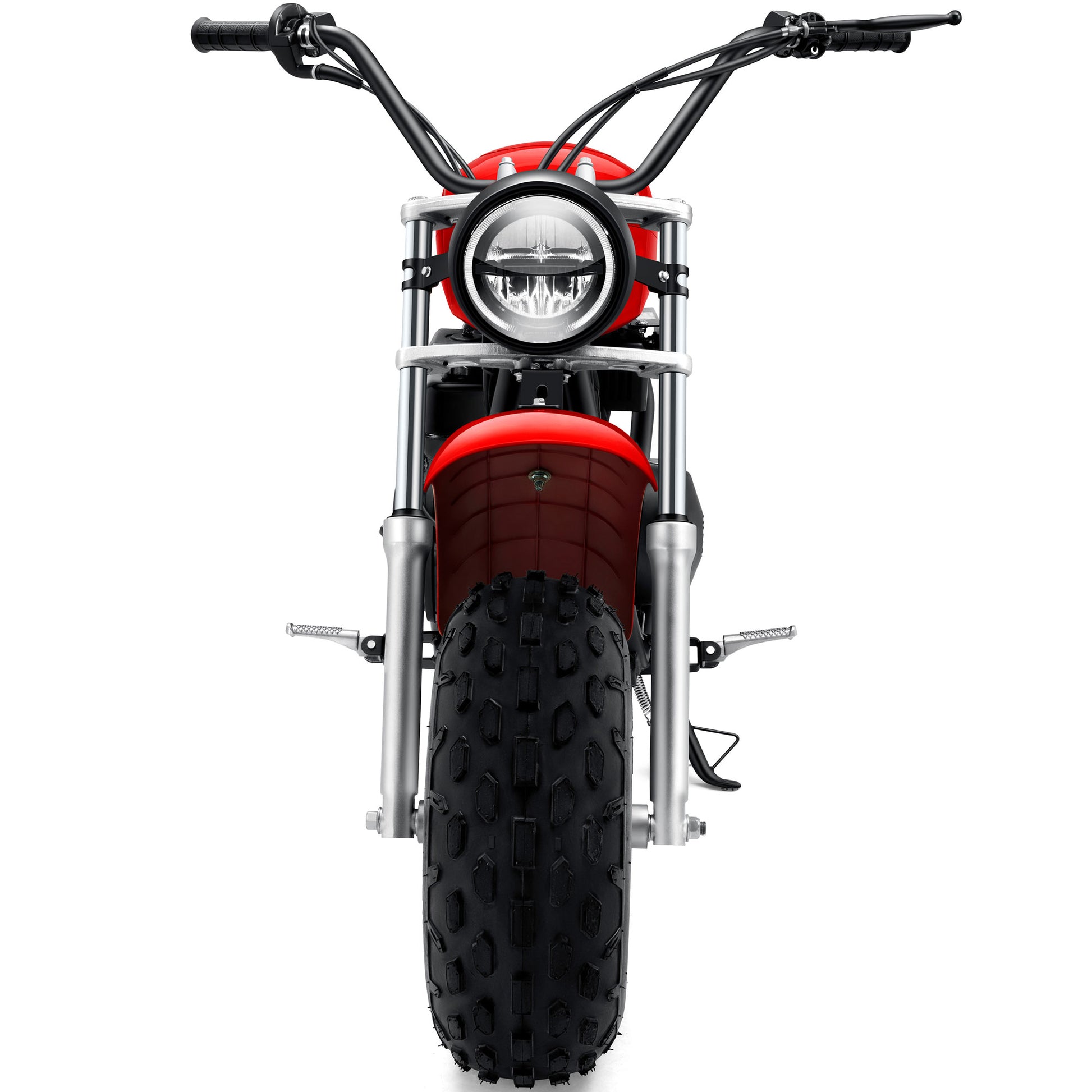 Color: Red - MotoTec 200cc 6.5HP Trailcross Gas Powered Mini Bike