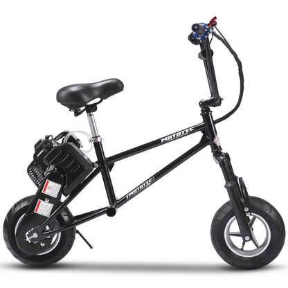 Color: Black - MotoTec 49cc Gas Mini Bike V2