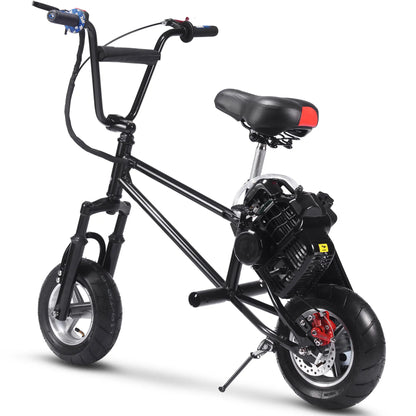 Color: Black - MotoTec 49cc Gas Mini Bike V2