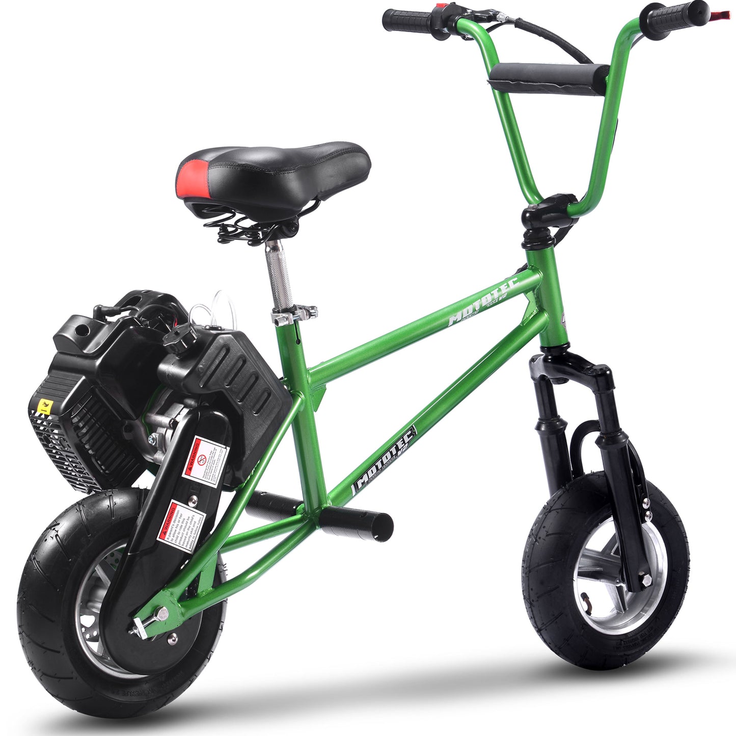 MotoTec 49cc Gas Mini Bike V2 Green