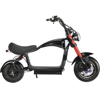 Color: Black - MotoTec Mini Lowboy 48v 800w Lithium Electric Scooter