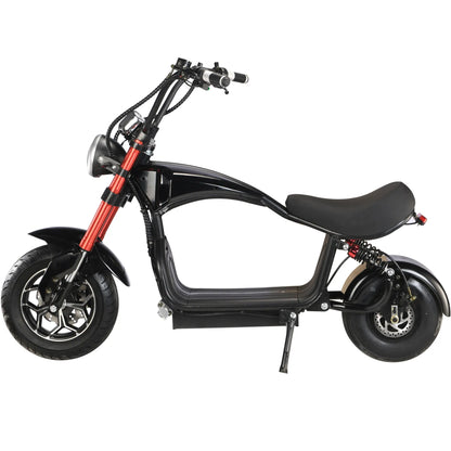 Color: Black - MotoTec Mini Lowboy 48v 800w Lithium Electric Scooter
