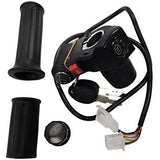 MotoTec 48v 1000w Mini Bike - Twist Throttle Key Assembly