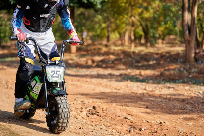 Color - Black - MotoTec 24V 250W Electric Powered Mini Bike