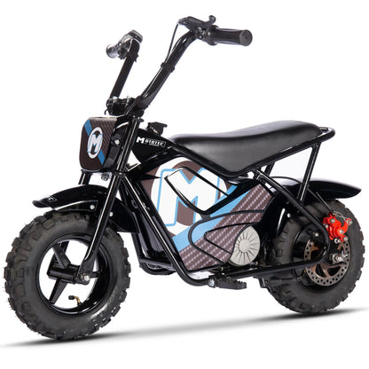 Color - Black - MotoTec 24V 250W Electric Powered Mini Bike
