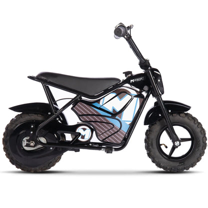 Color - Black - MotoTec 24V 250W Electric Powered Mini Bike