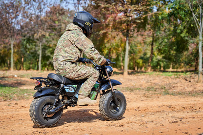 Color - Black - MotoTec 60V 1500W Lithium Electric Powered Mini Bike