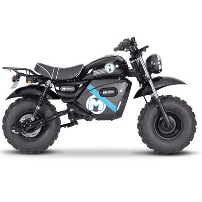 Color - Black - MotoTec 60V 1500W Lithium Electric Powered Mini Bike