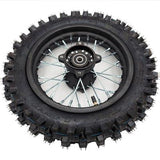 MotoTec Pro 1000 Dirt Bike Full Rear Wheel 80/100-10