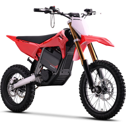 Color: Red - MotoTec 72v 8000w Pro Electric Dirt Bike 17/14 Lithium